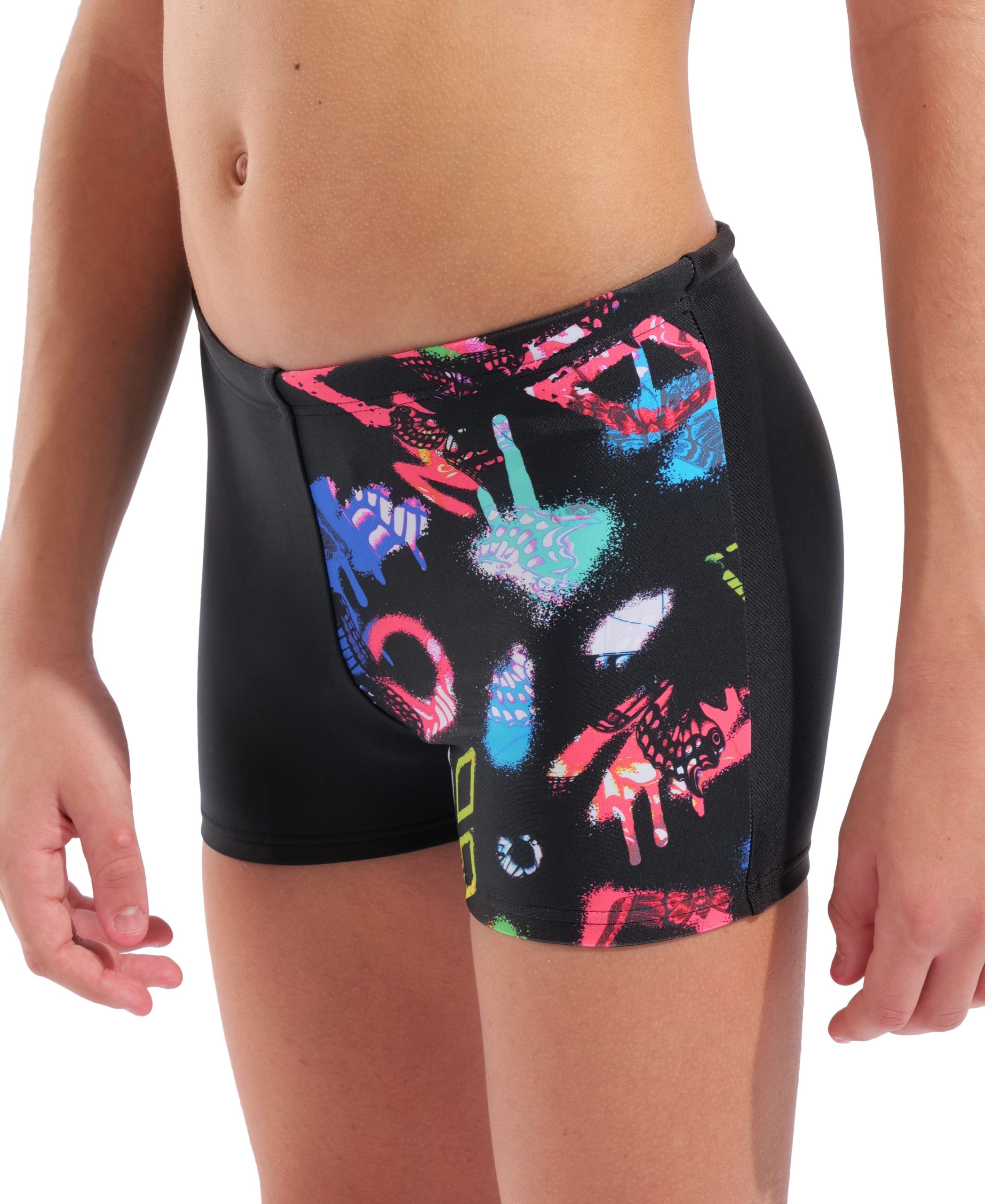 Arena chłopięce kąpielówki pływackie Short bokserki graffiti rozmiar 140cm
