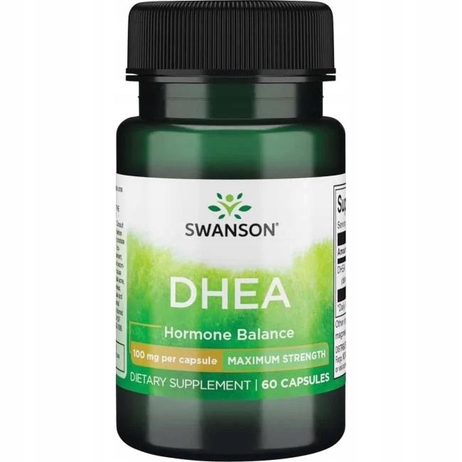 

Swanson Dhea 100mg 60kapsułek Bez Dodatków Czyste