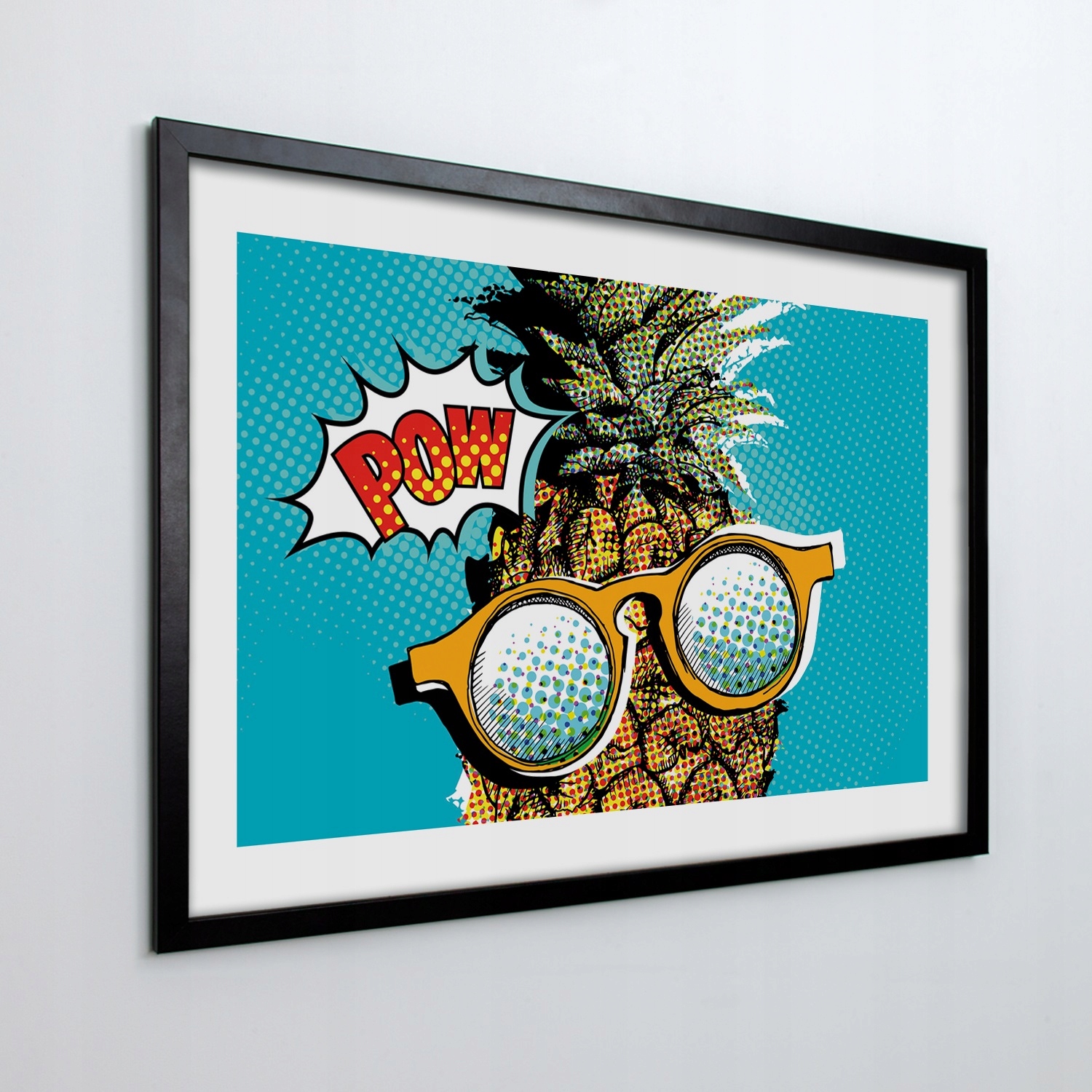 

Foto-obraz w ramie na ścianę Ananas okulary 70x50