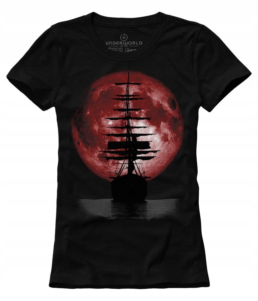 

T-shirt damski Underworld Ship Czerwony