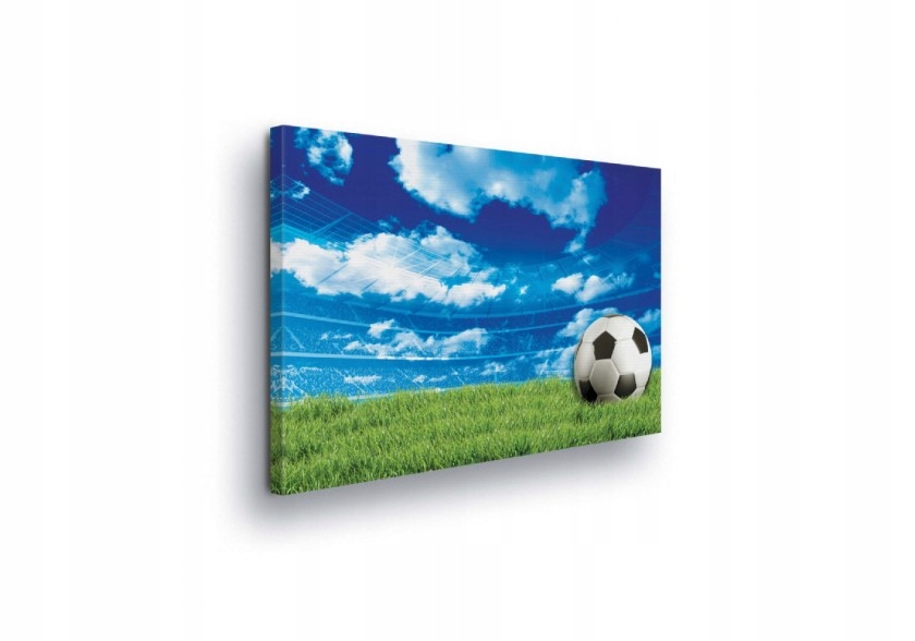 Obraz 80x60 Fotbal stadion nebe tráva míč sport hra soutěže energie