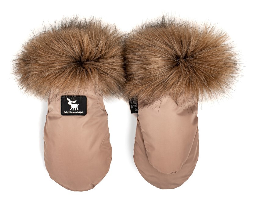 CottonMoose HANDMUFF YUKON Rękawice do wózka CAMEL