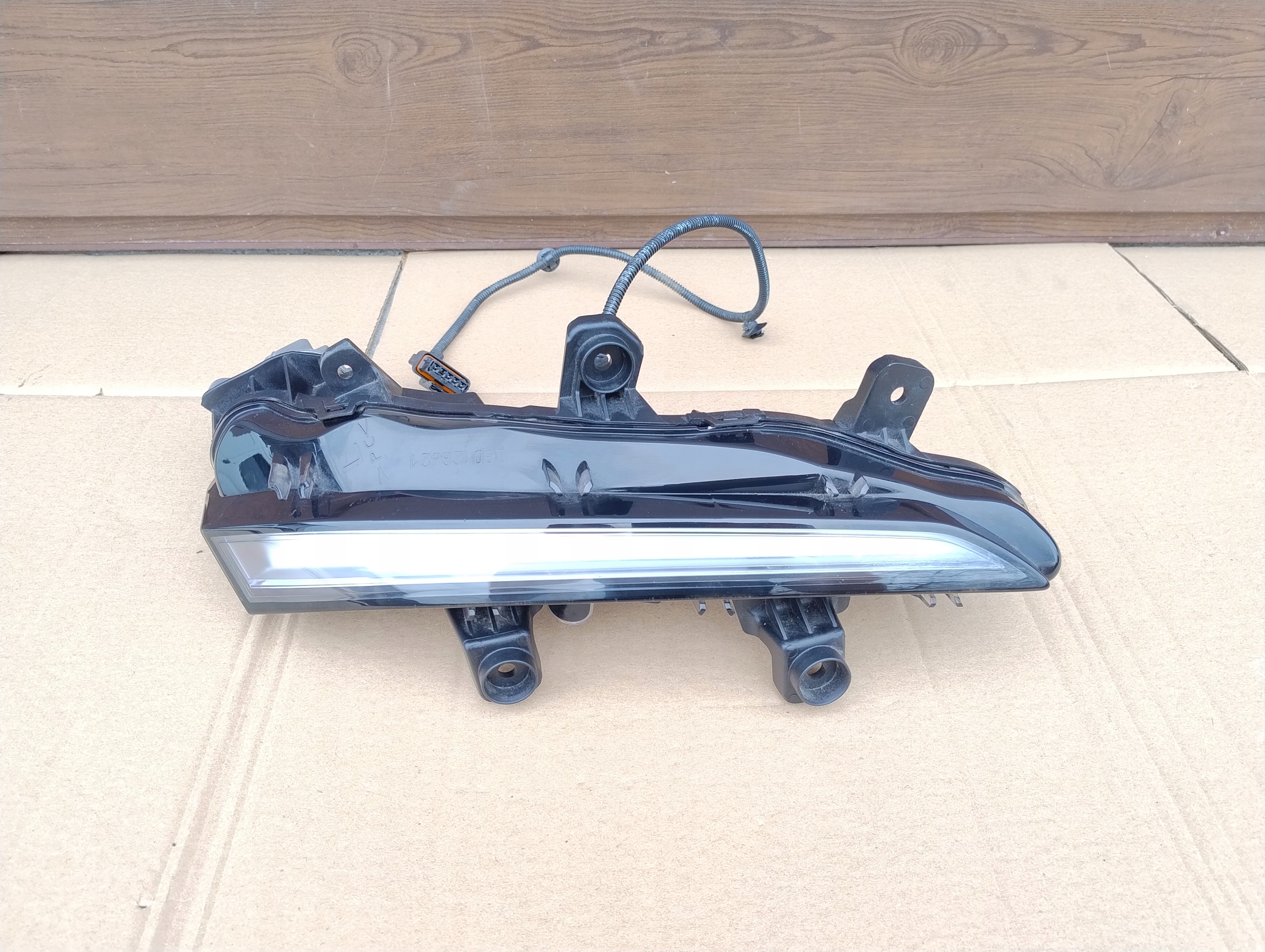 PEUGEOT 2008 II LEWY HALOGEN LED DRL LAMPA ZDERZAKA PRZÓD BARDZO ŁADNY