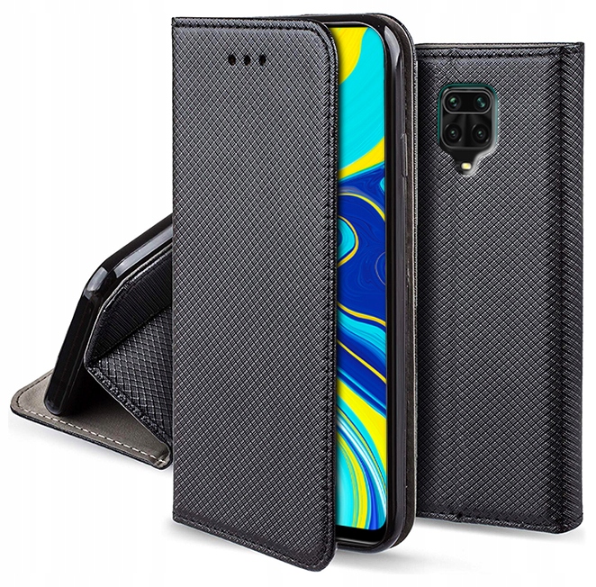 

Etui Case Smart Magnet Do Redmi Note 9 Pro Szkło