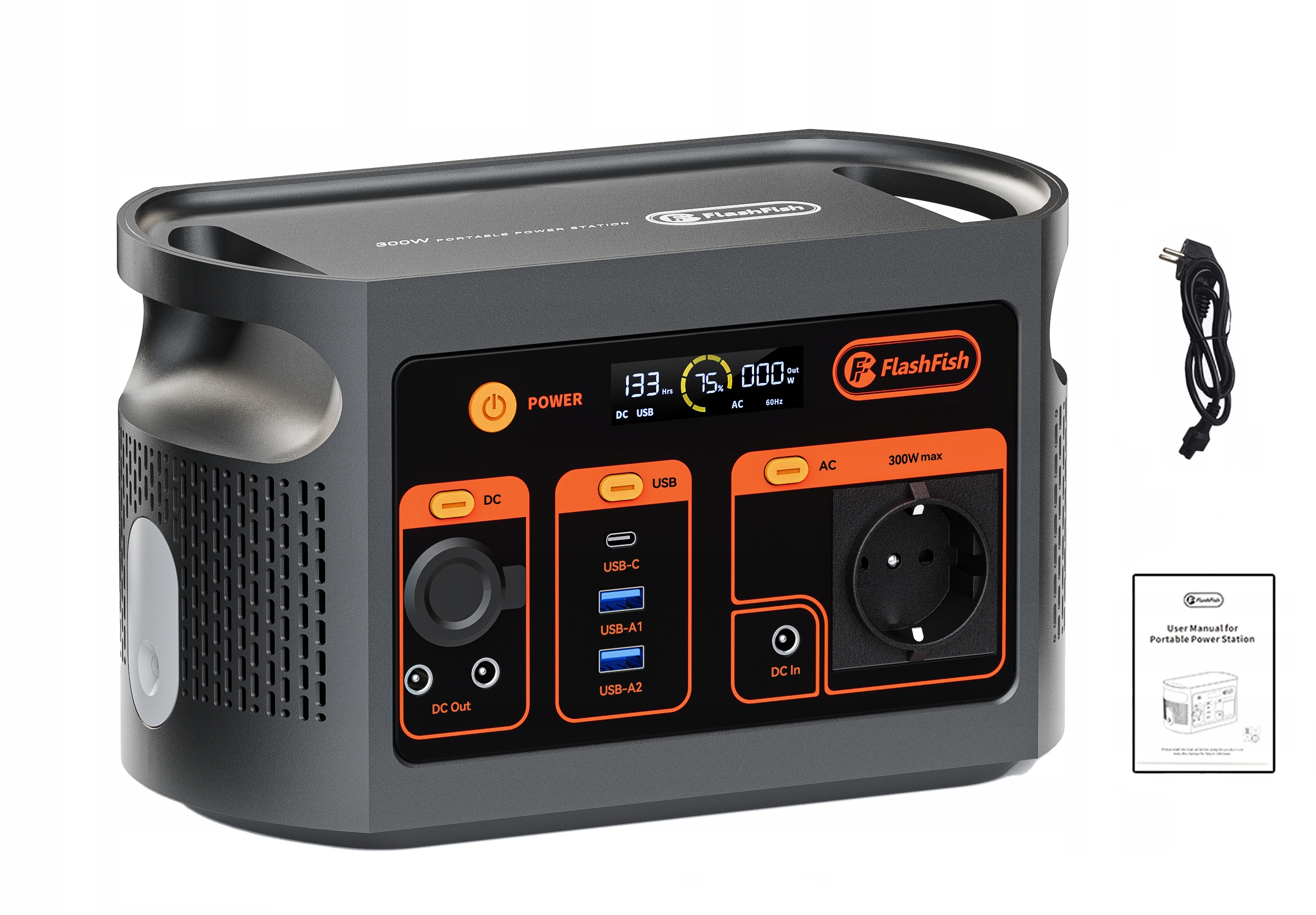 Domácí záložní zdroj Flashfish E103 300W 179Wh Li-FePO4