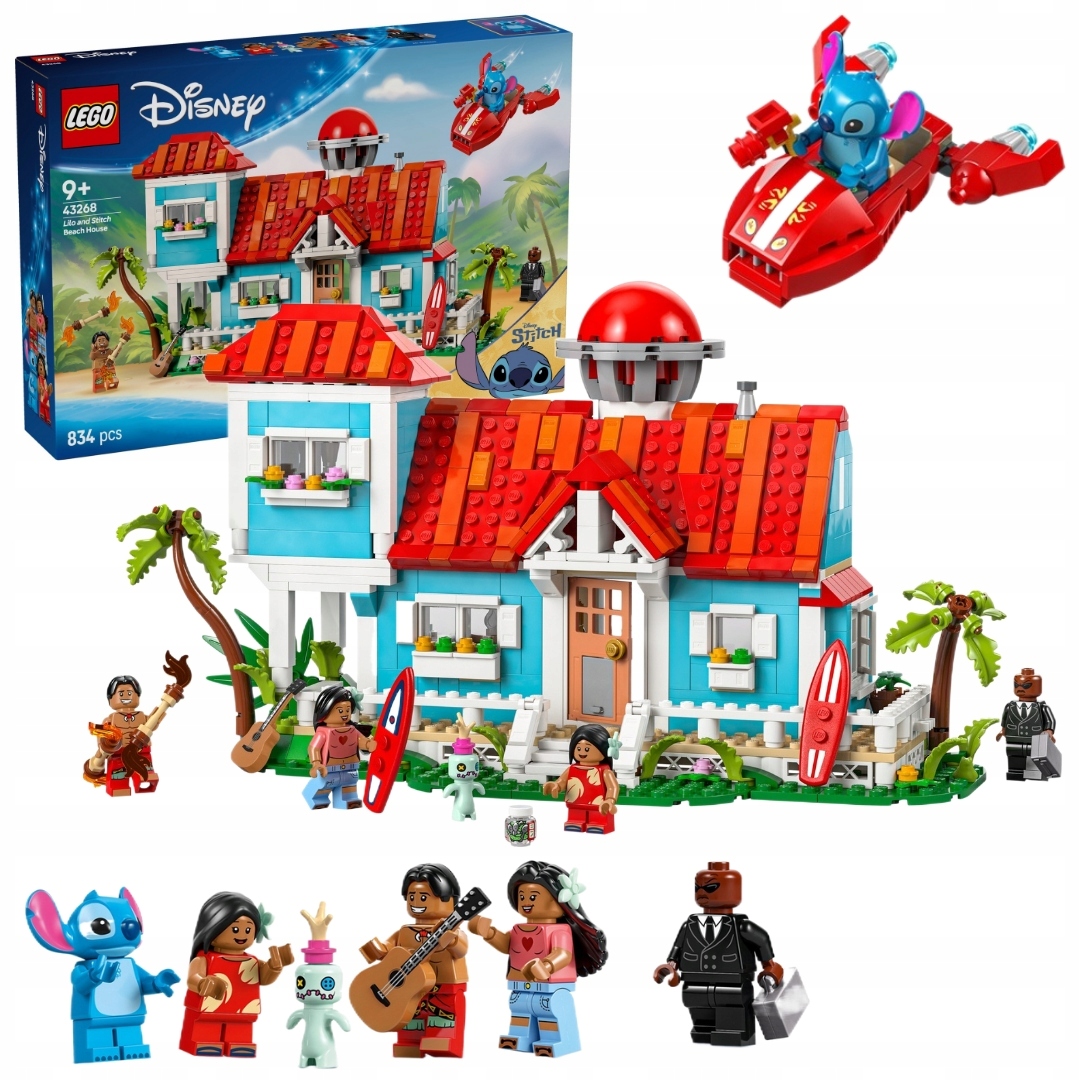 Lego Disney 43268 Domeček na pláži Lilo a Stitcha