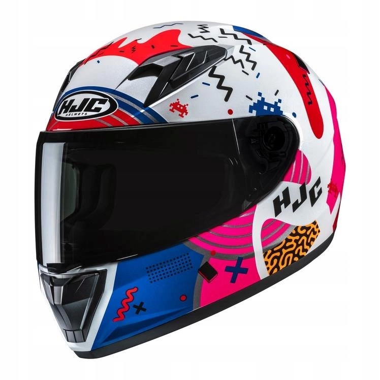 Motocyklová prilba Hjc Y10 Mika Blue/white modrá biela Darčeky