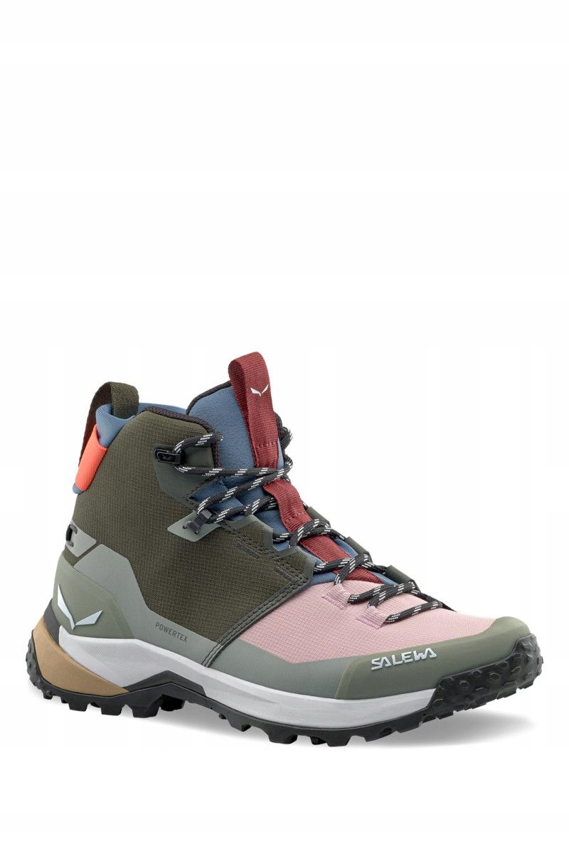 Buty trekkingowe wysokie damskie Salewa Puez 2 Mid Ptx Women zielone 40.5