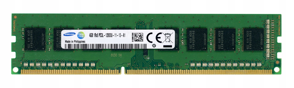 Samsung 4GB DDR3 1600MHz PC3L-12800U Non-ecc