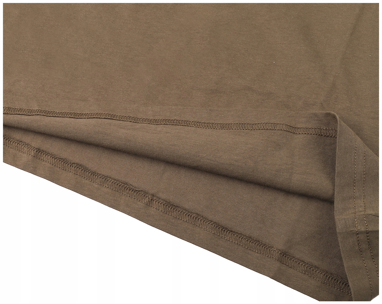 Koszulka Męska MIL-TEC T-Shirt Podkoszulek Bawełniana na co dzień 3XL Kolor brązowy