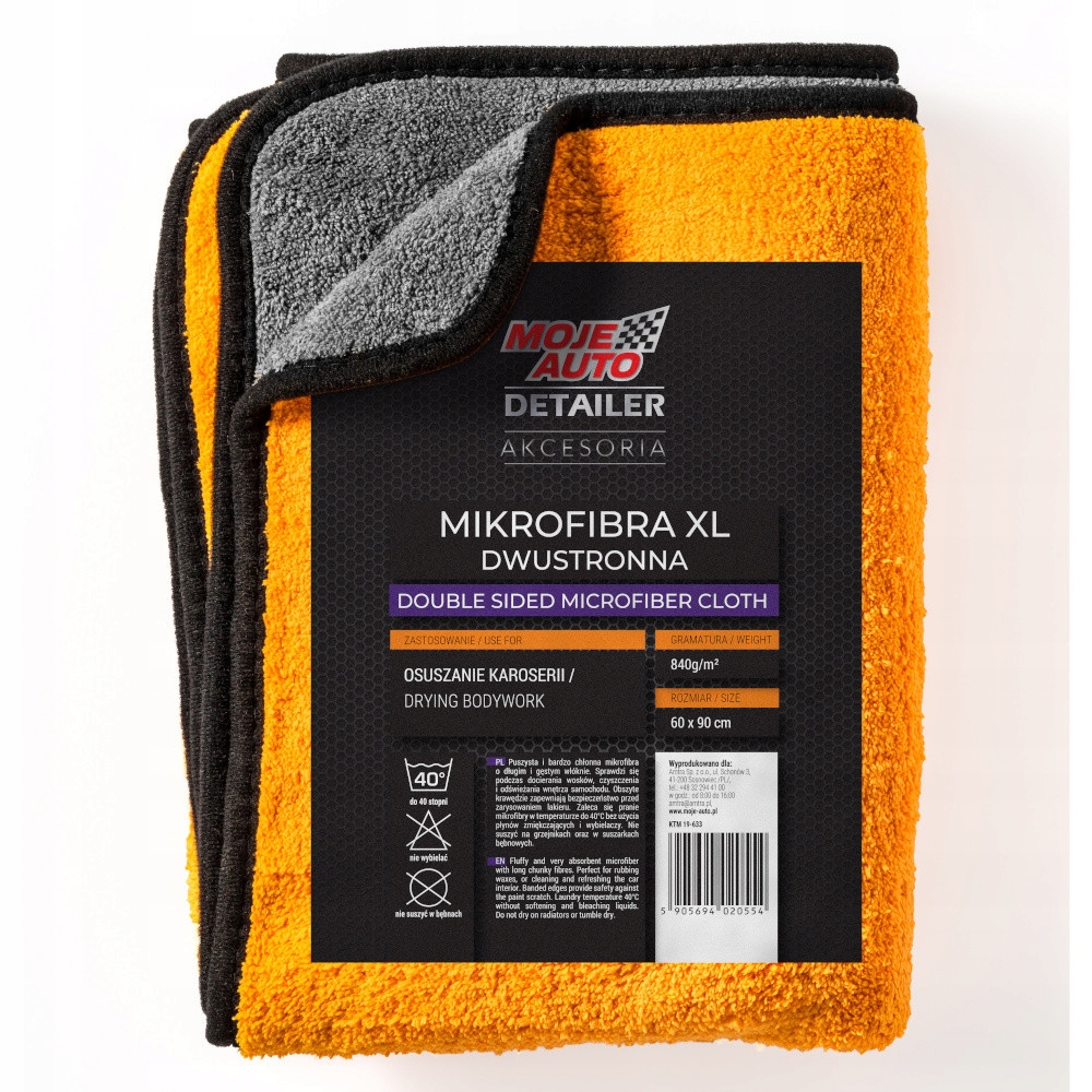 

Duża Ścierka z Mikrofibry XL Moje Auto 60x90cm