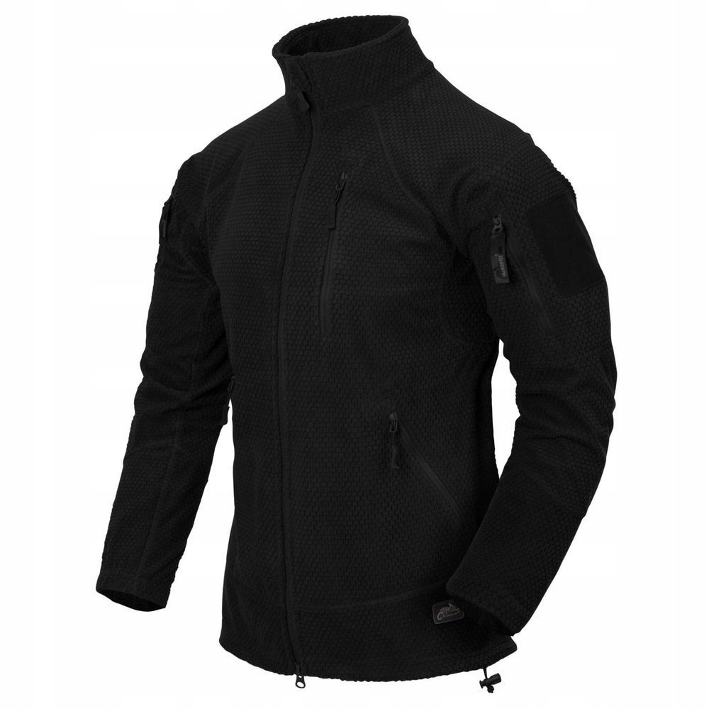 Mikina Alpha Tactical Grid Fleece Černá