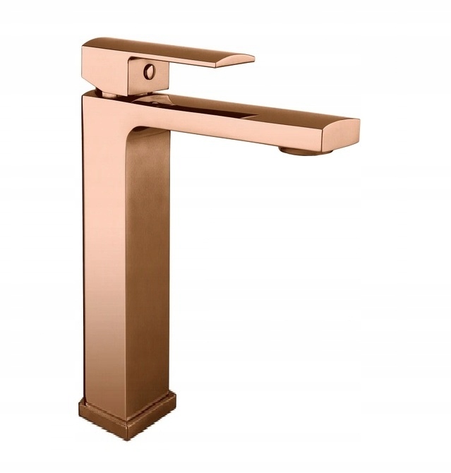 Valvex Bateria umywalkowa Enzo, stojąca, Satin Copper- miedź, nablatowa.