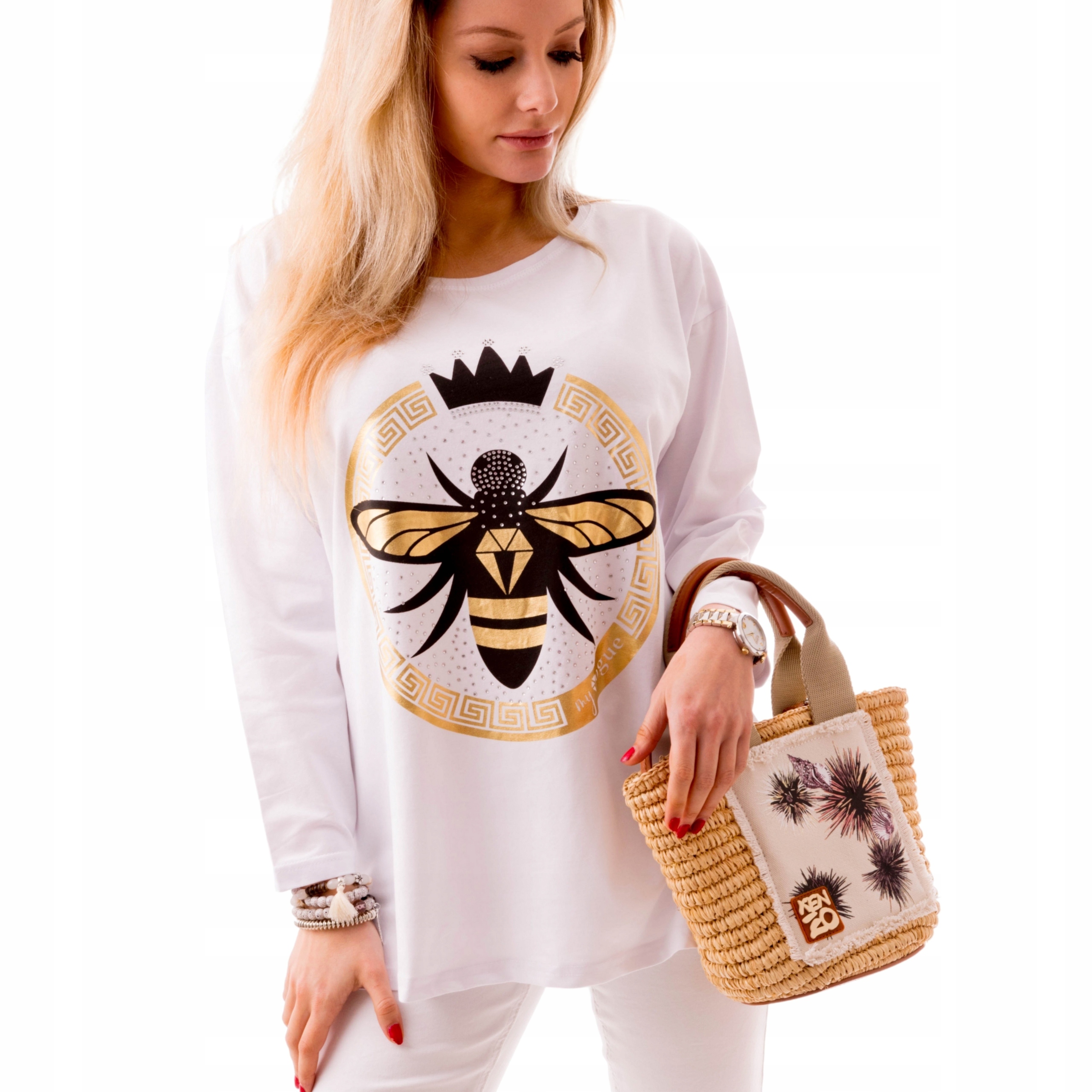 

Luźna Duża Bluzka 3XL 46
