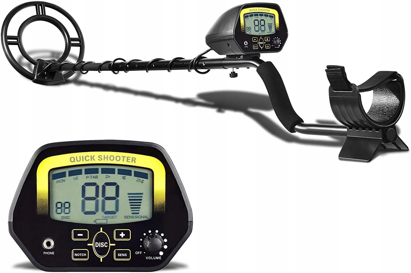 Detektor kovů Detektor hl. do 26 cm