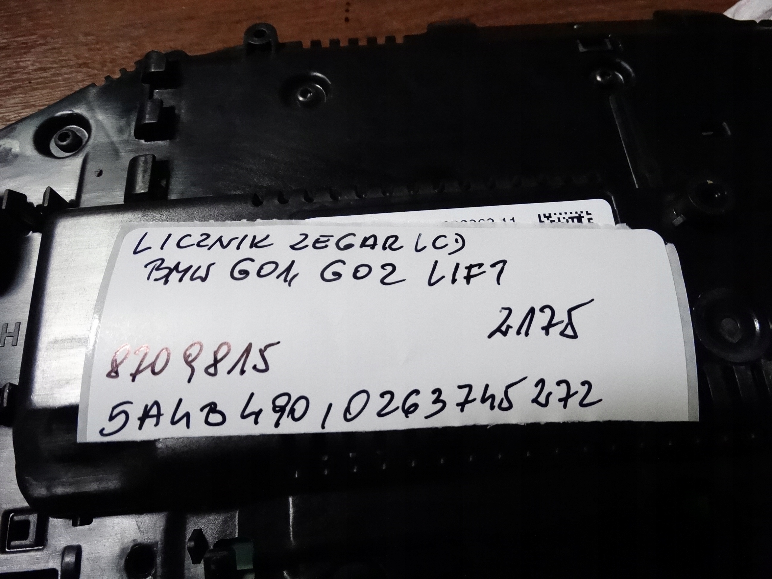 IDEALNY dials dials LCD BMW G01 G02 LIFT 1 9
