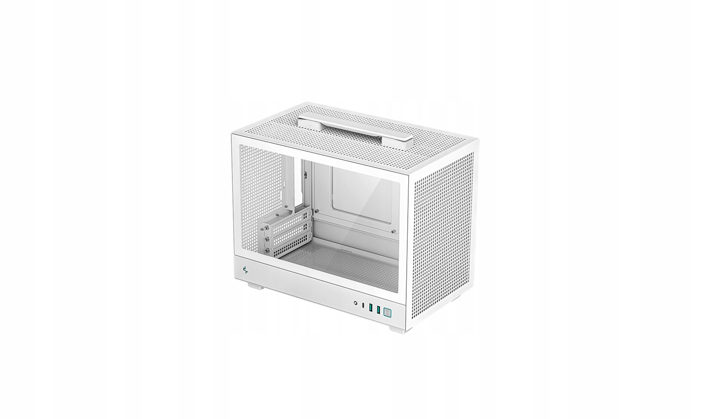 Ultrapřenosné počítačová skříň Deepcool CH160 Wh Bílá Mini-ITX Napájecí adaptér