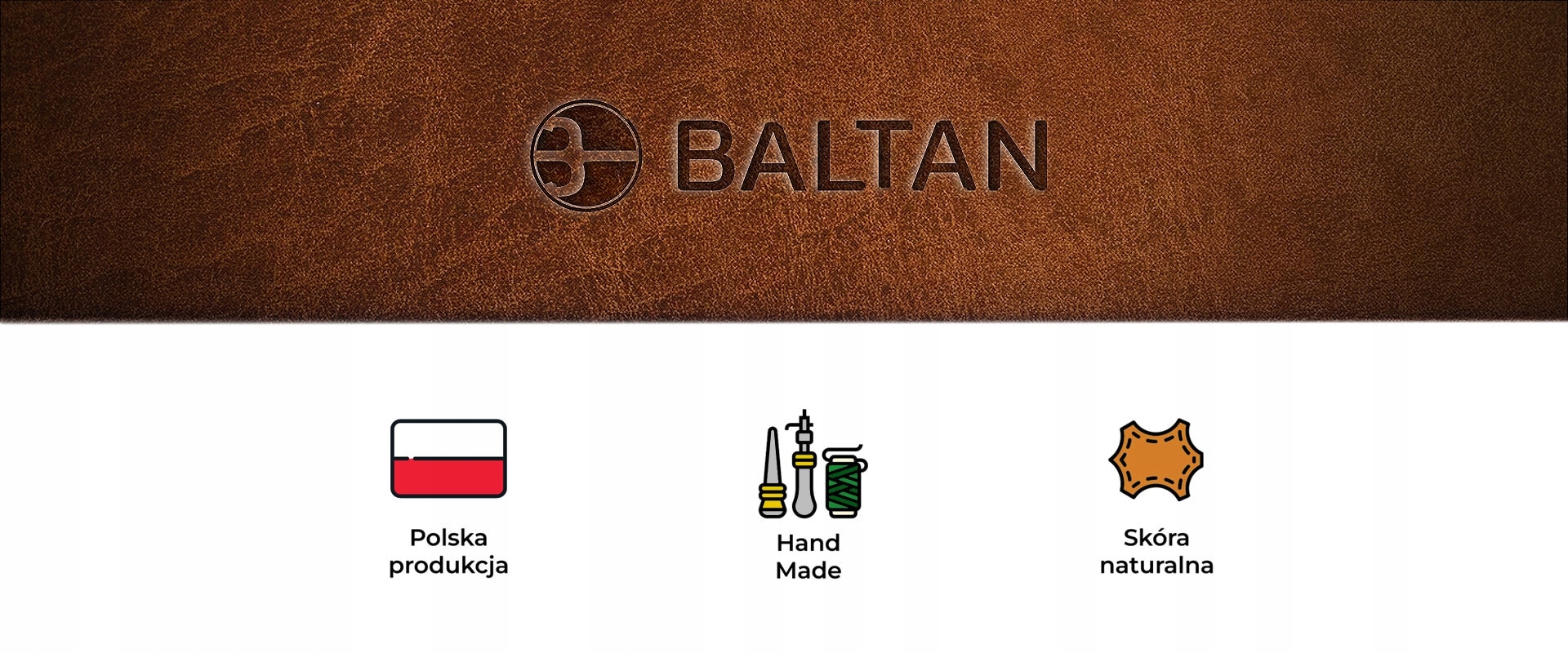 BALTAN Podkładka pod mysz skórzana 30×30 cm brązowa (M) — 10
