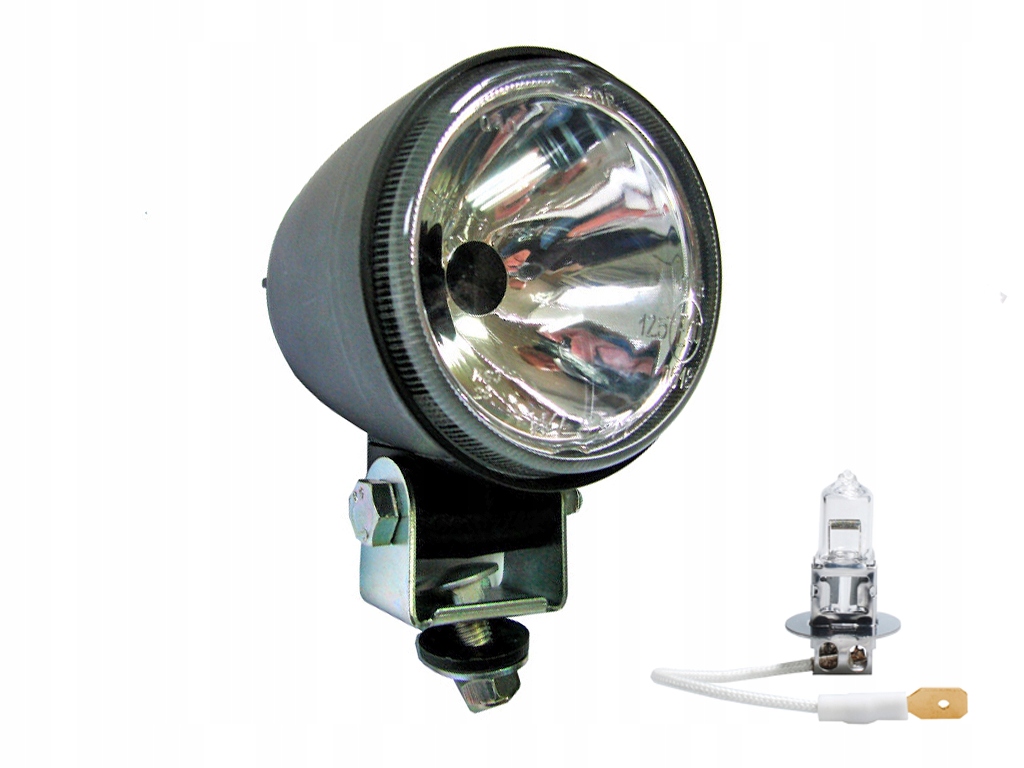 

Halogen Dalekosiężny W Zderzak Metalowy Stalowy