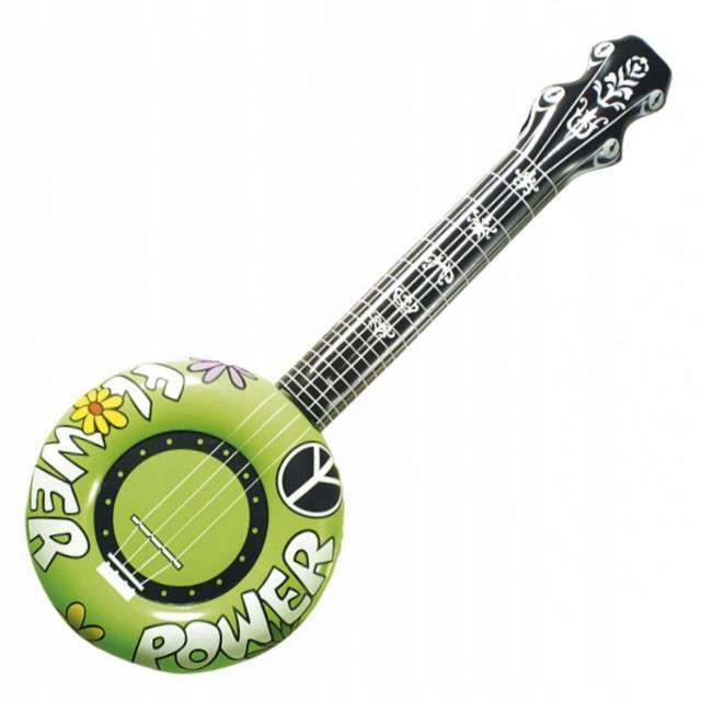 

dmuchaniec Gitara Banjo nadmuchiwana zielona Hipis