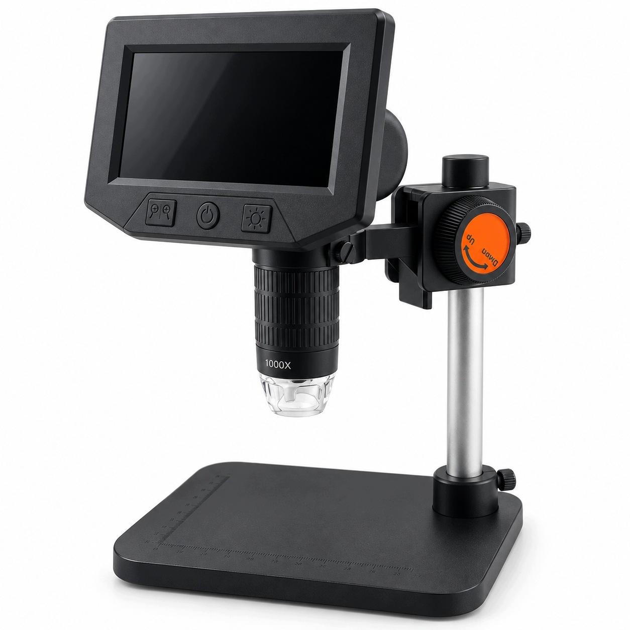 Profesionální Digitální Dukční Mikroskop 1000x Displej 4,3 Usb Led Pro Mince
