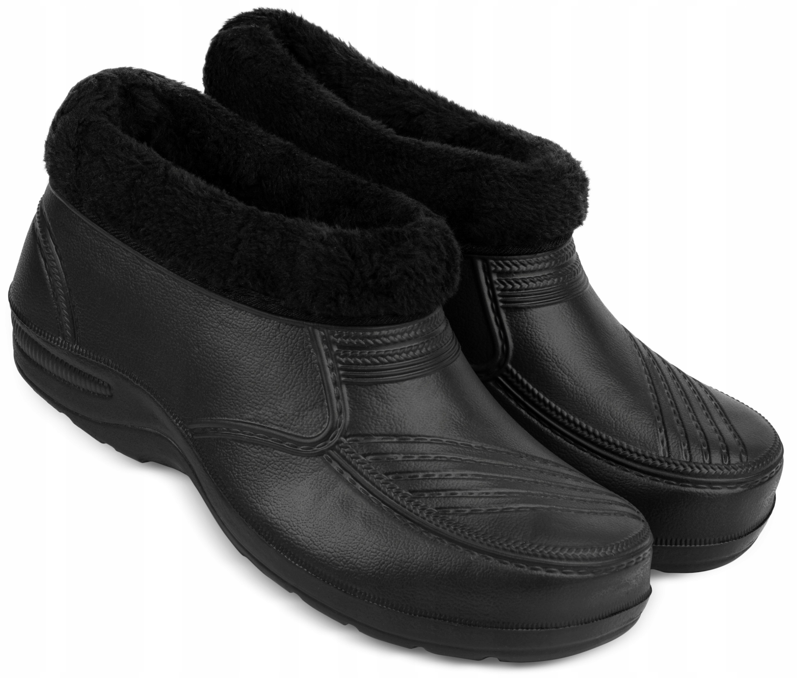 DAMSKIE KALOSZE OCIEPLANE PIANKOWE LEKKIE EVA 39