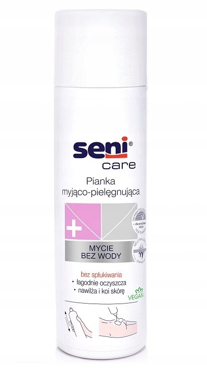

Pianka myjąco-pielęgnująca Seni Do Mycia Bez Wody