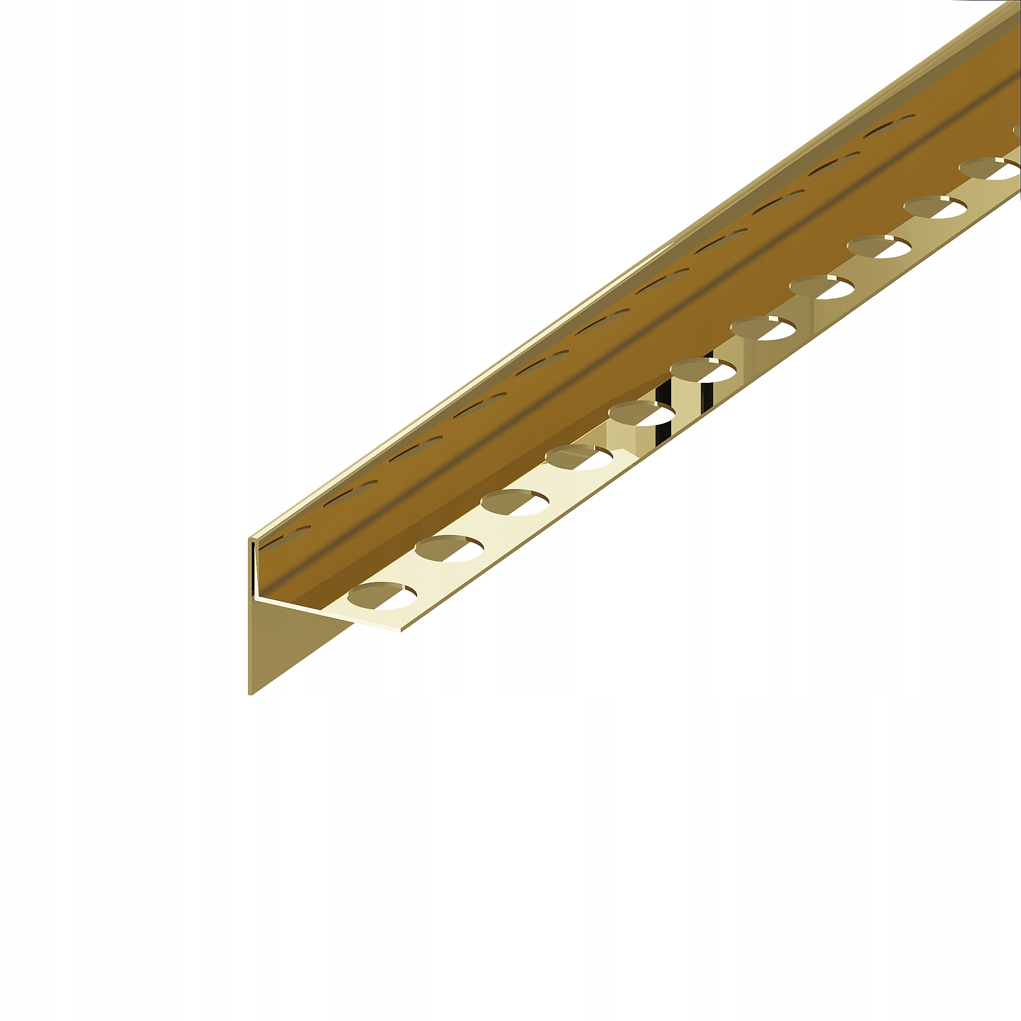 Spádová Hranová Lišta Zlatý Lesk Levá 120 cm