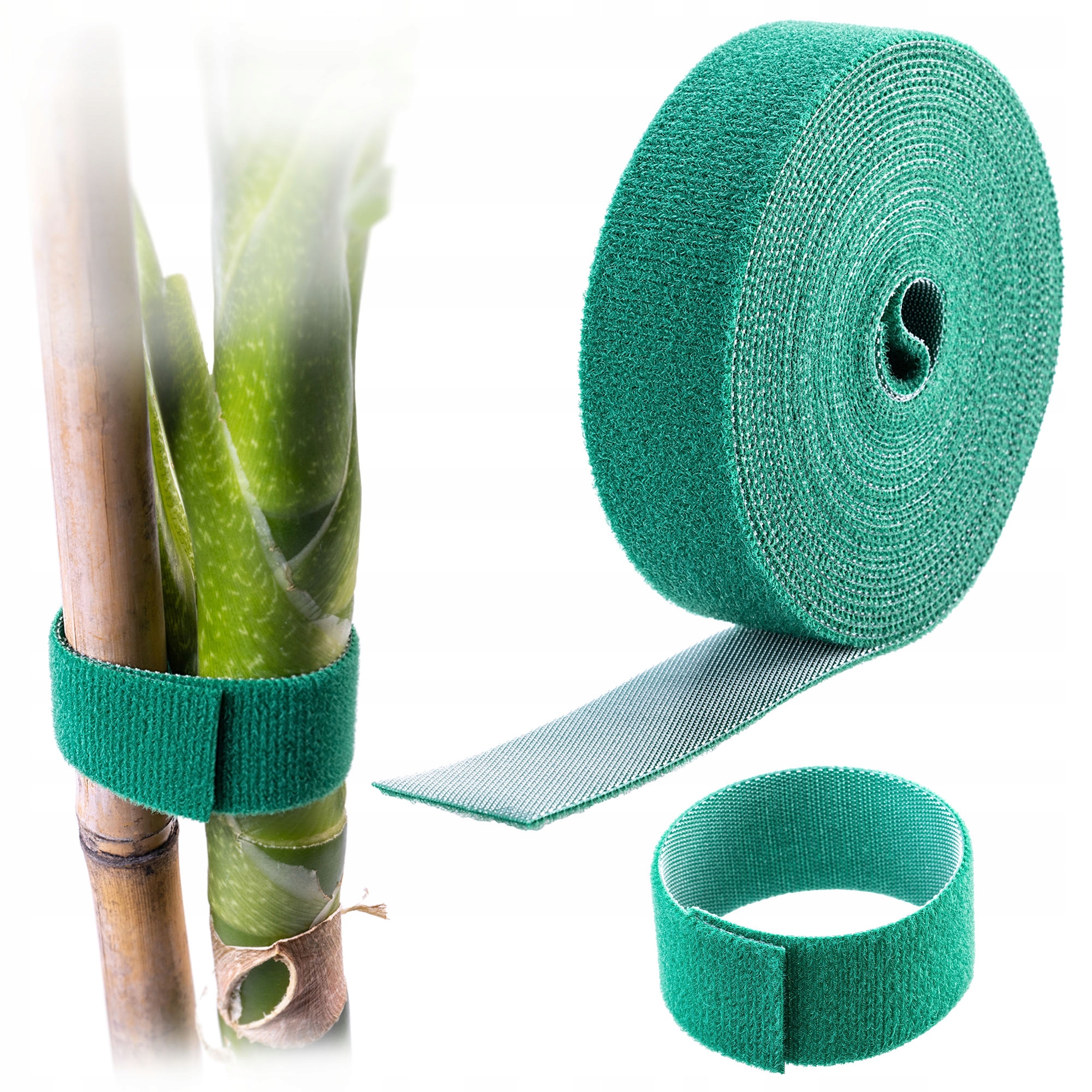 XL RZEP TAŚMA DO KWIATÓW POMIDORÓW WIĄZANIA ROŚLIN KRZEWÓW DRZEWEK MOCNA 5m