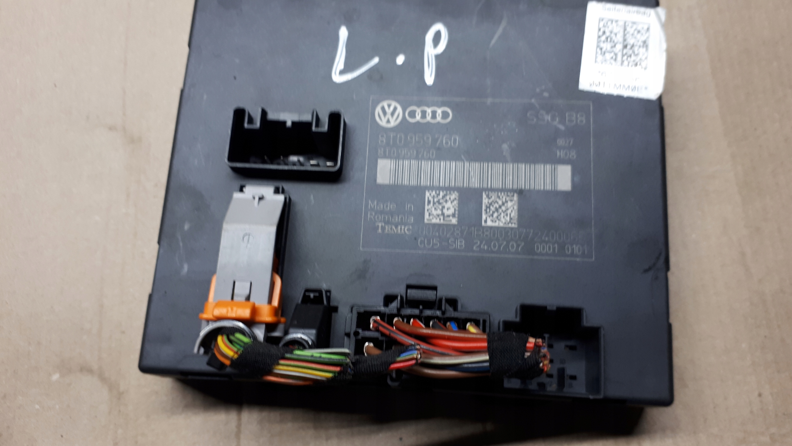 A5 8T modul Bedienteil SITZ 8T0959760 COUPE