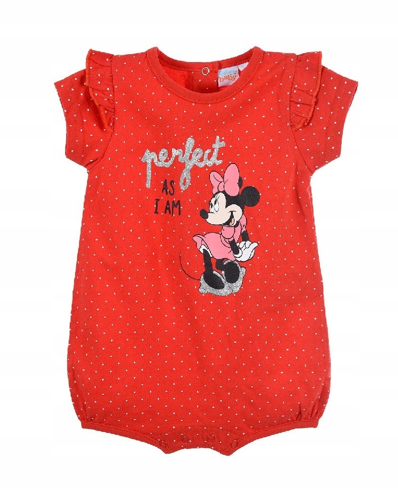 

Rampers body niemowlęce czerwone Myszka Minnie 86
