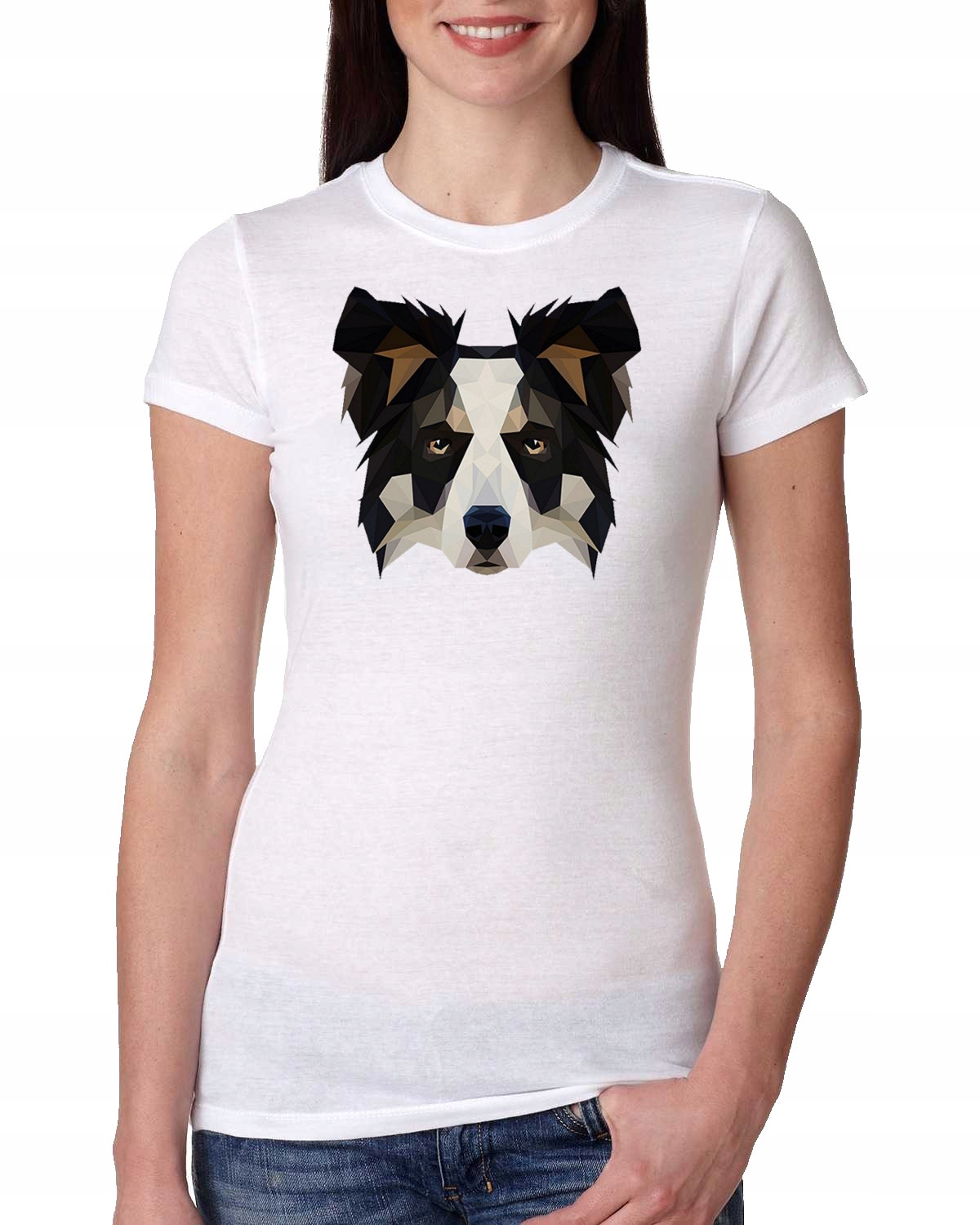 

Damska Koszulka Border Collie Pies L 0910