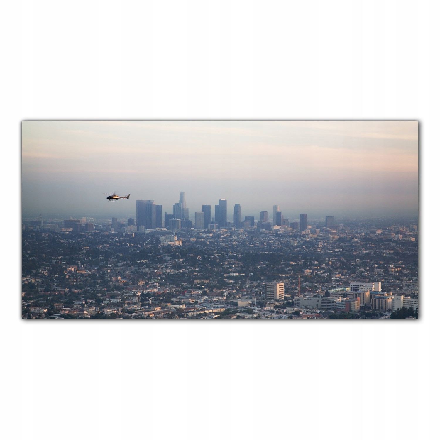 Los Angeles Město 140x70 Skleněný panel do kuchyně