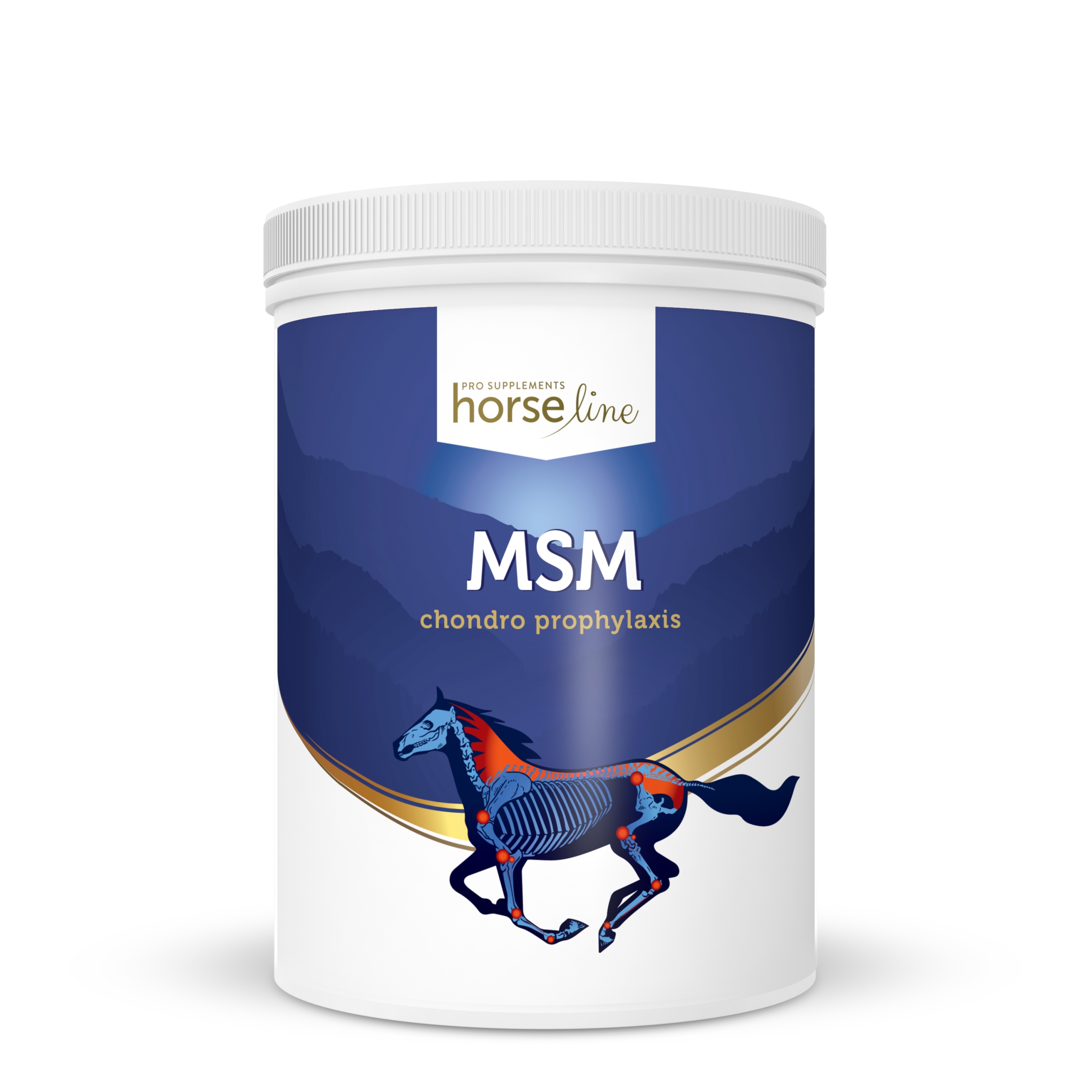 HorseLinePro Msm 1300g Suplement Na Stawy Siarka Urazy Konia Rehabilitacja