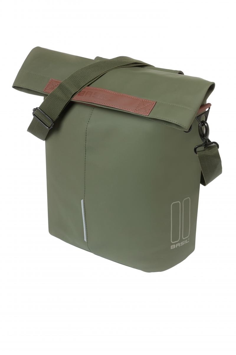 Cyklistická brašna Basil City Shopper Mik Hooks 14-16 l