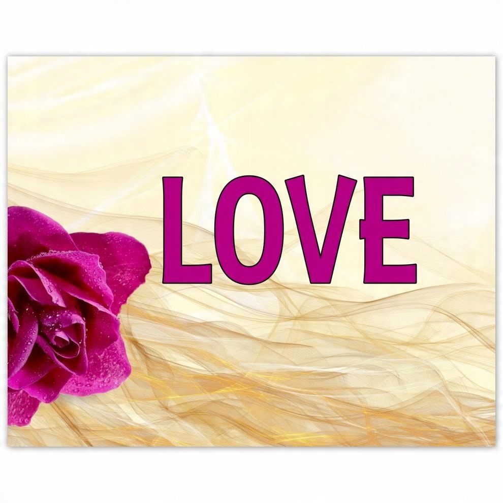 

Plakat 50x40 Dzień Kobiet Prezent Love