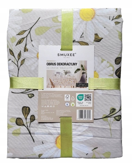 

Obrus Dekoracyjny Smukee 140 x 220 cm kwiaty