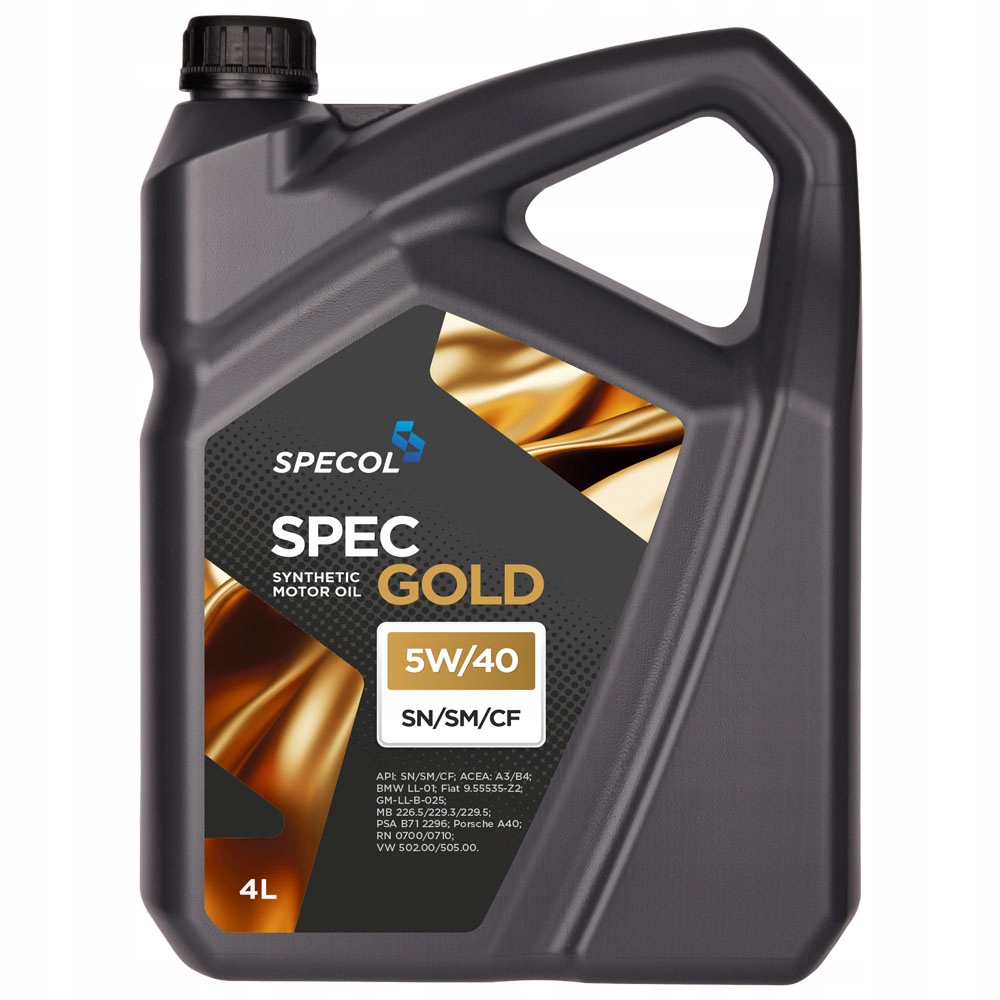 Specol Spec Gold 5w40 4L syntetyczny olej silnikowy