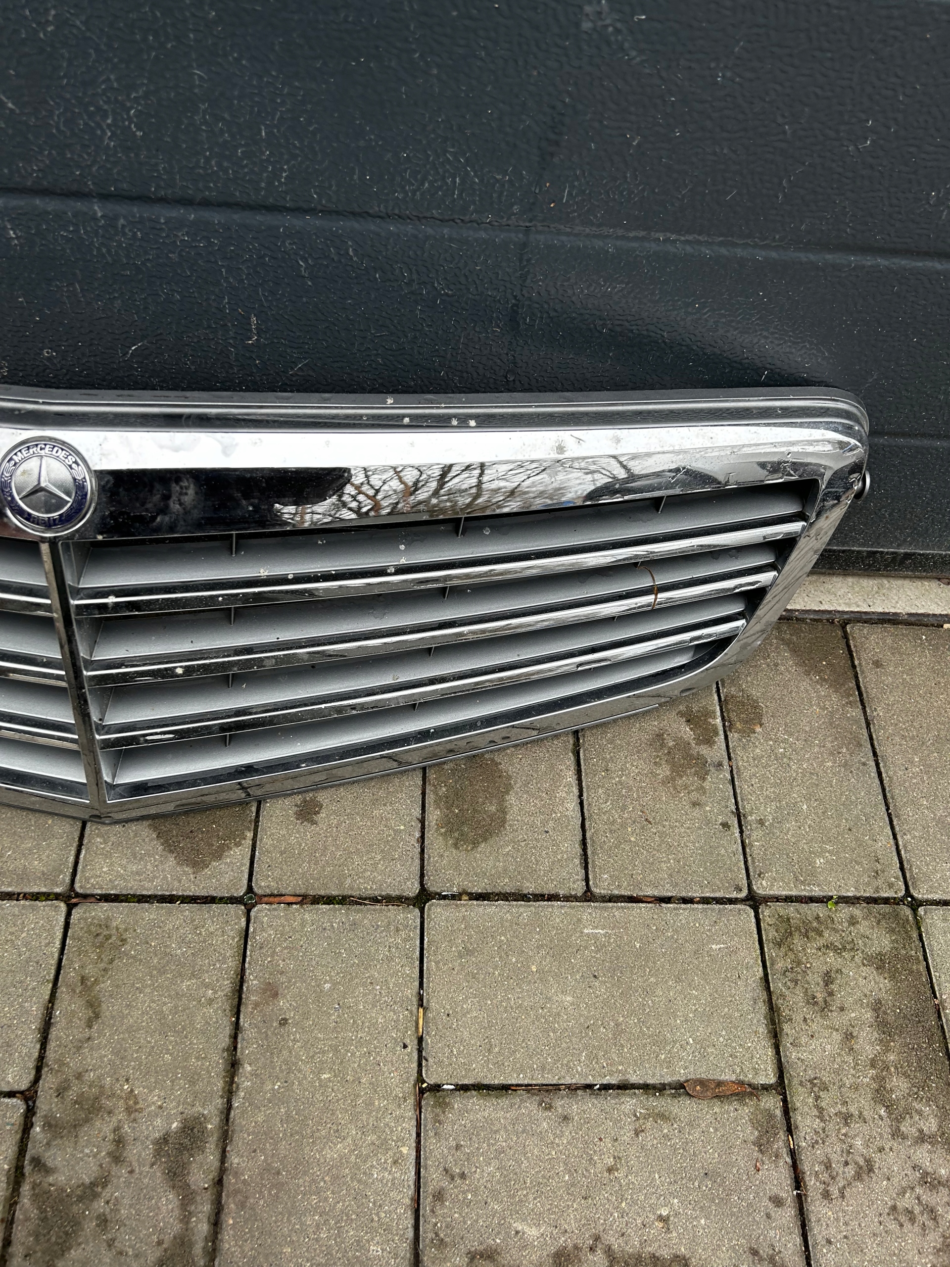 Mercedes C W204 07-11 grill grille front front