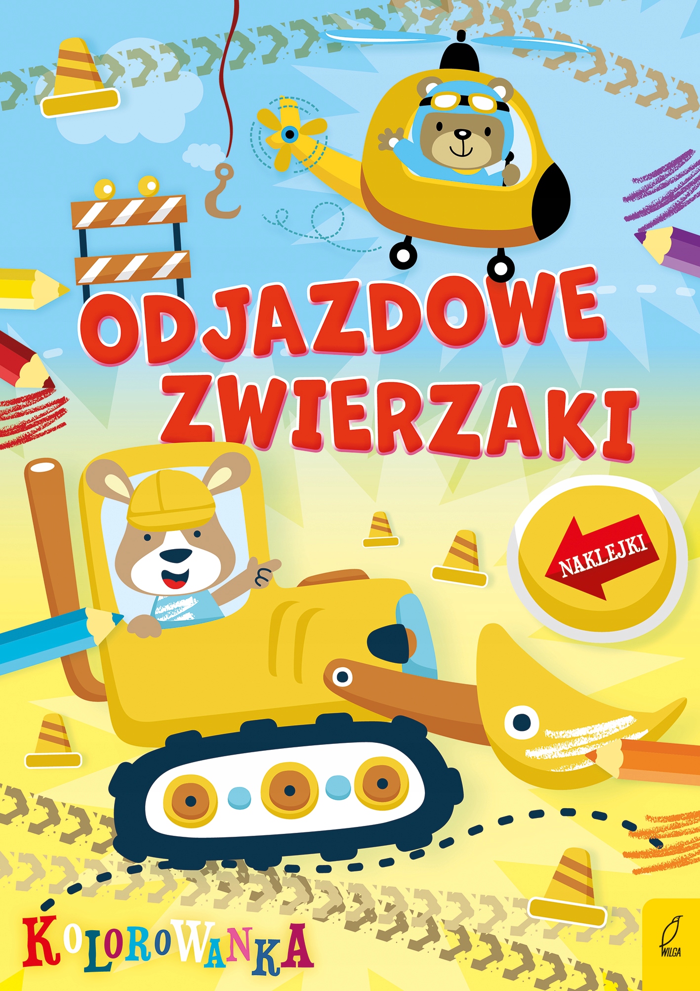 

Kolorowanka Zwierzaki rozrabiaki Odjazdowe Kd