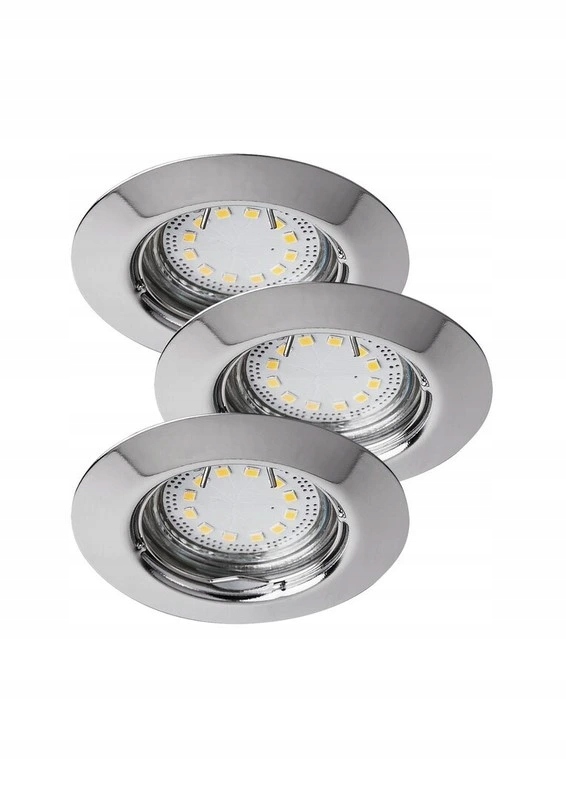 Led zápustné bodové svítidlo Lite 3x3W 720lm 3000K IP40 set 3 svíti