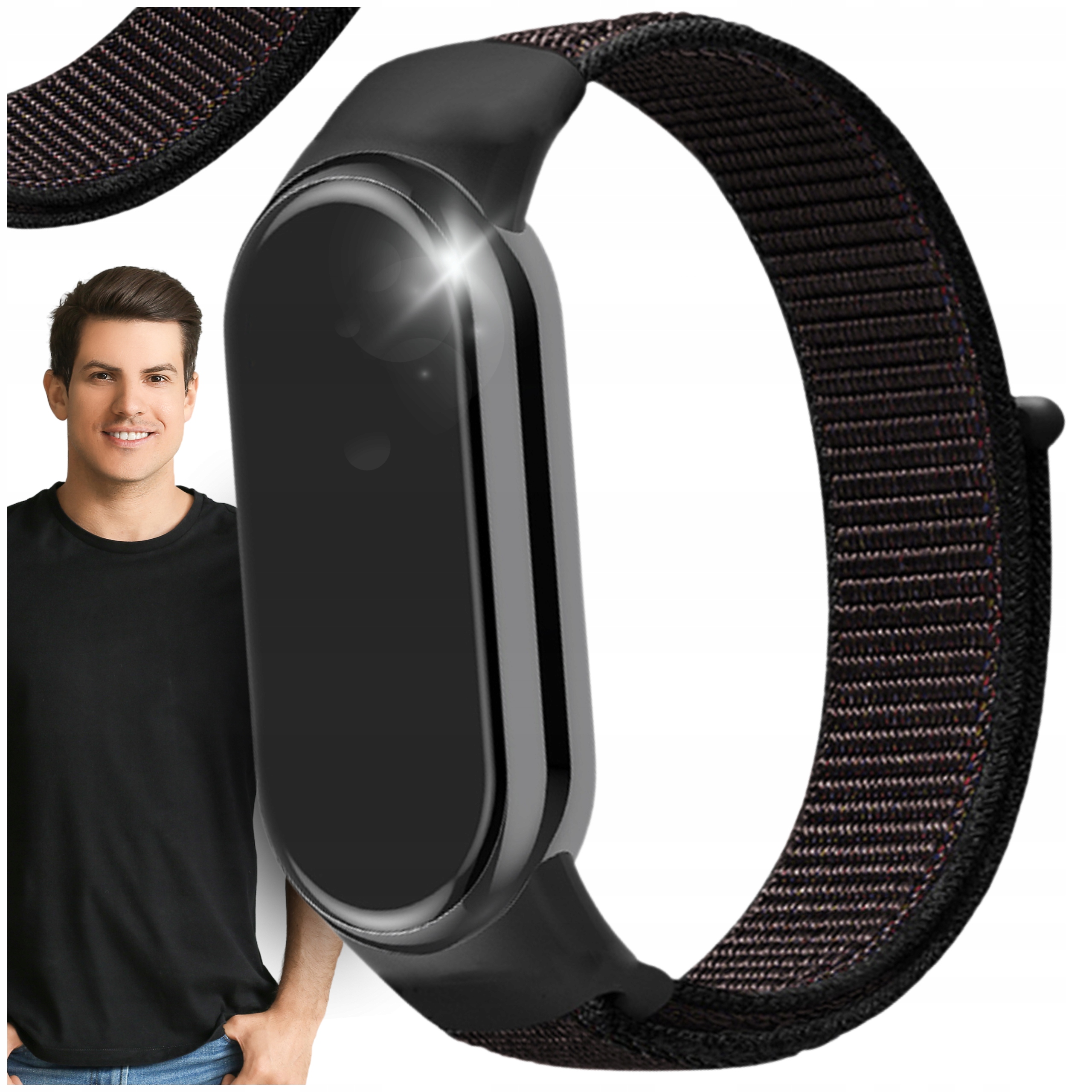 Pasek opaska do Xiaomi Mi Smart Band 8, 9 i 10 smartband smartwatch mocny