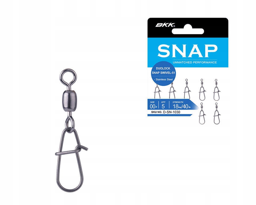 Agrafki Z Krętlikiem Bkk Duolock SNAP-51 00/18kg
