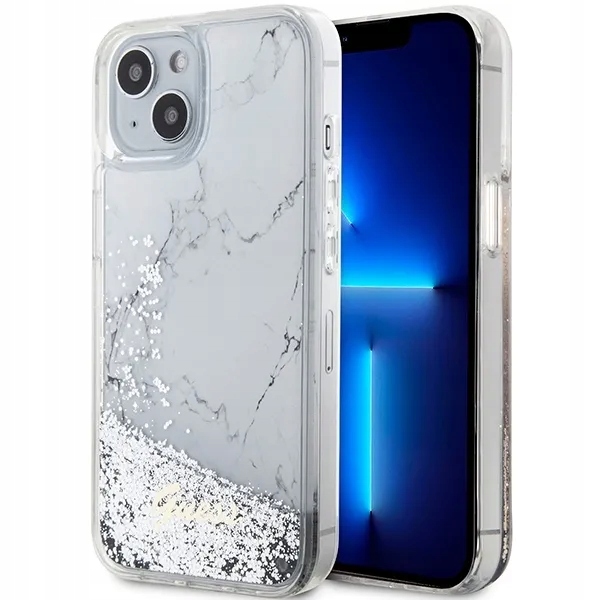Pouzdro Guess pro Iphone 13 14 15 GUHCP14SLCSGSGH (Liquid Glitter M)