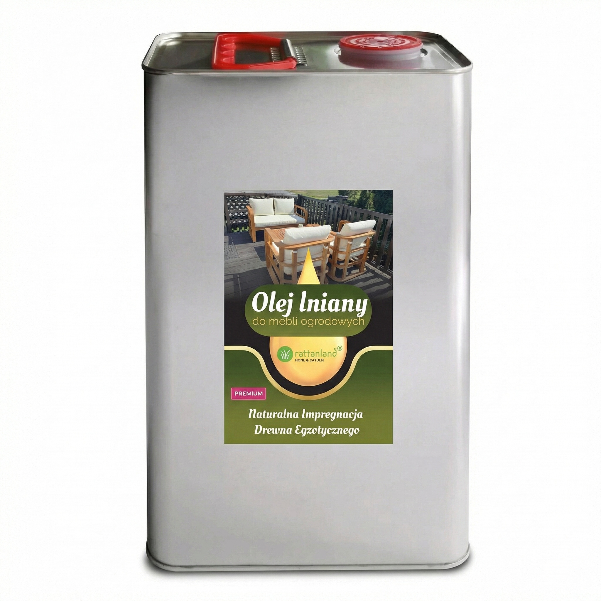 Olej na nábytek z exotického dřeva Premium 5L eukalyptový zahradní nábytek