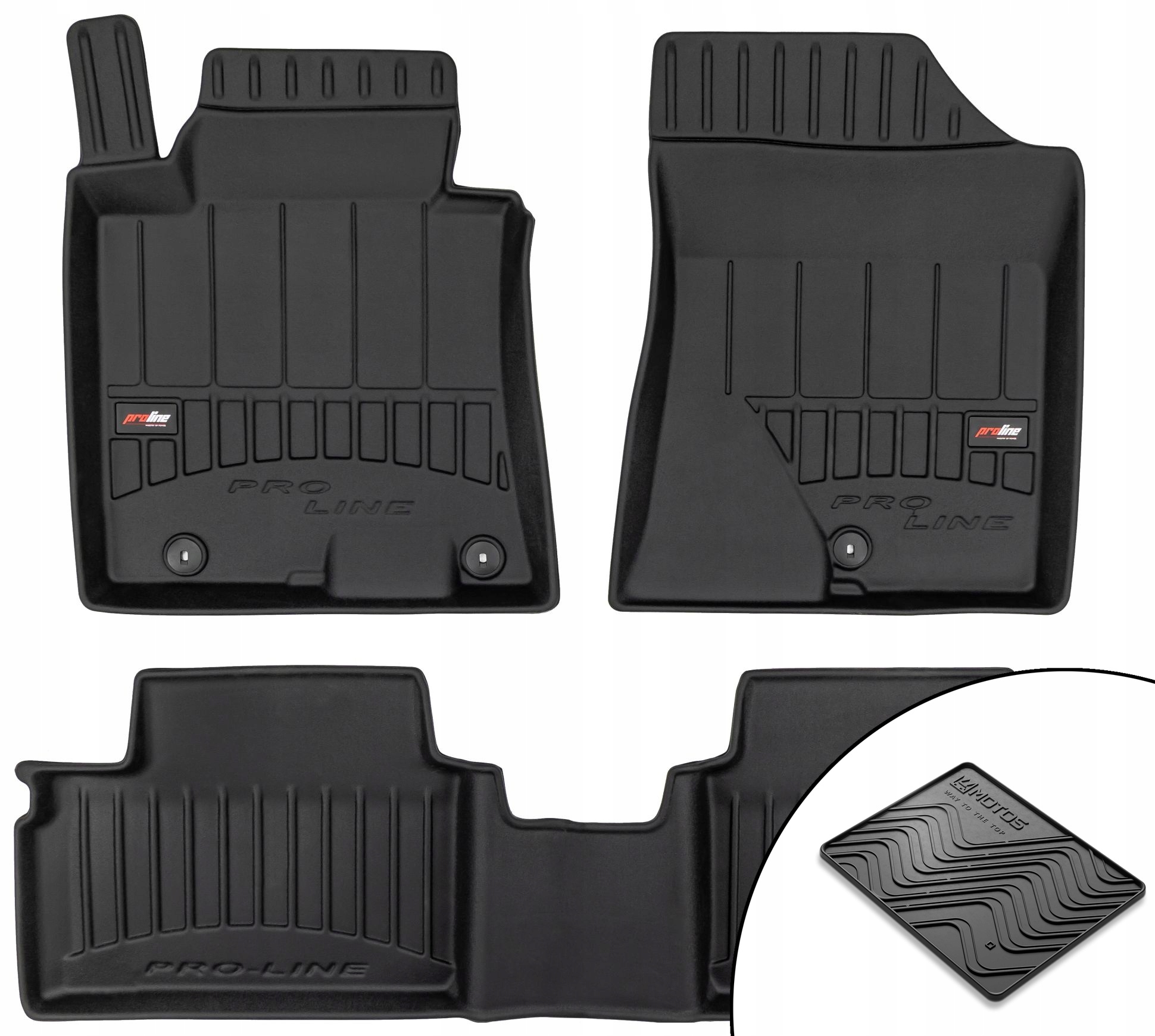 3D gumové rohože Kia Ceed II 2012-2018 rohož zdarma