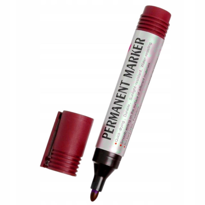 

Marker permanentny czerwony pisak wodoodporny