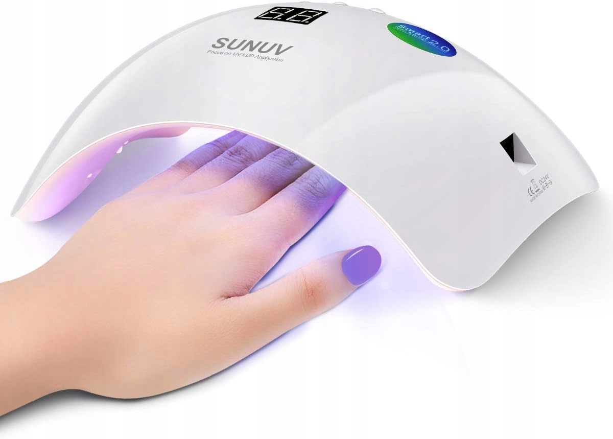 Uv Led lampa na gelové nehty s časovačem 30, 60, 99s, LCD displej
