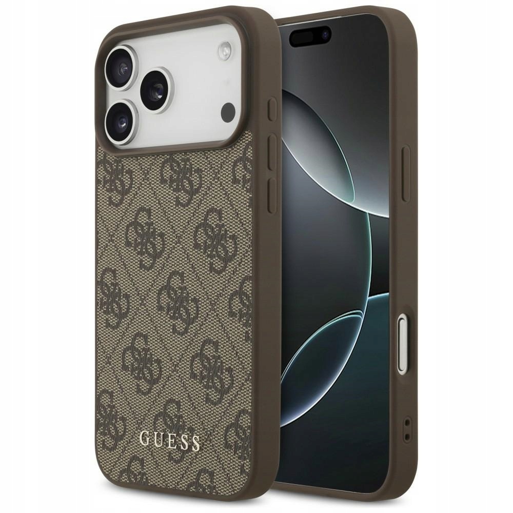 Pouzdro Guess 4G Classic pro iPhone 18 Pro Max 17 Pro Max, hnědé