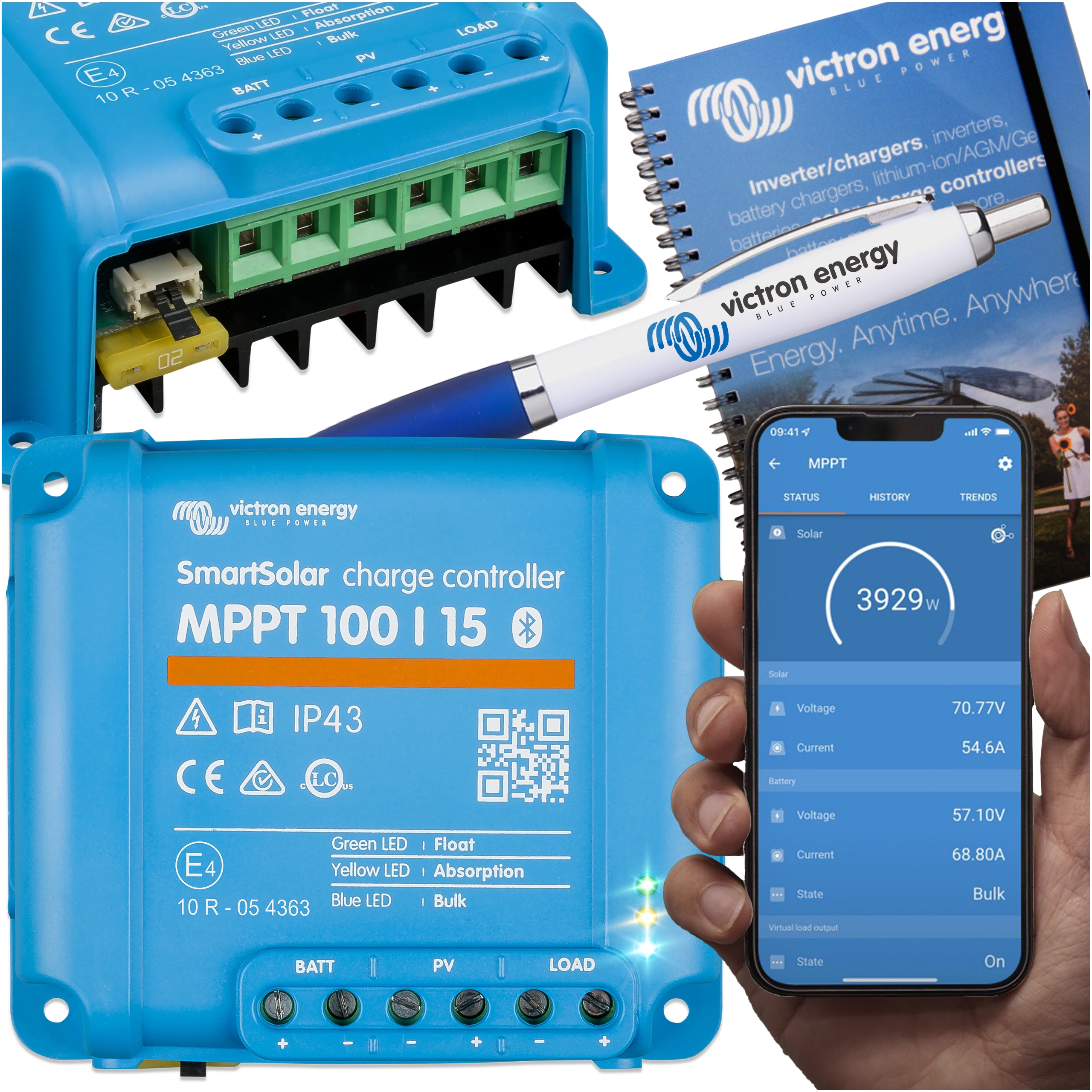 Solarny Regulator Ładowania SmartSolar Mppt 100/15 Victron Smart Solar 15A